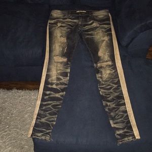 Men Embellish denim jeans
